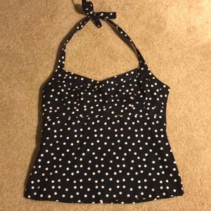 Jcrew polka dot halter top